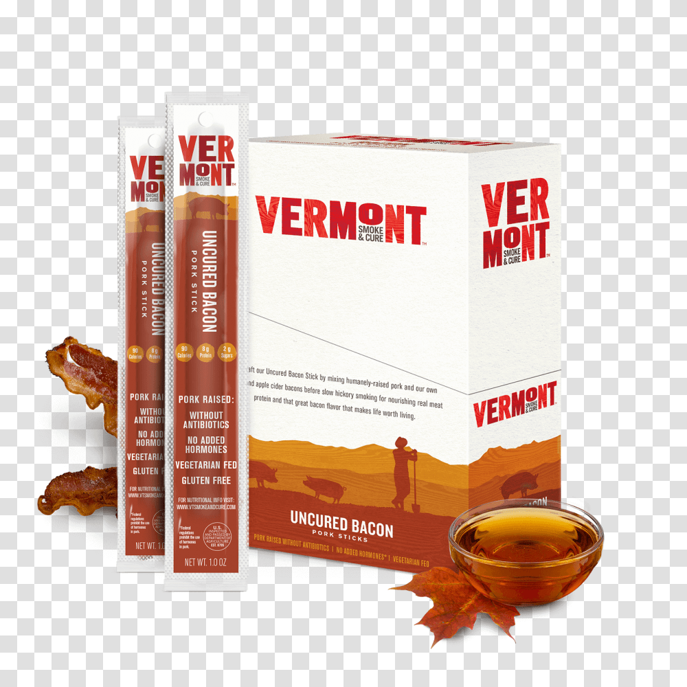 Uncured Bacon Meat Sticks Vermont Smoke, Poster, Advertisement, Person, Human Transparent Png