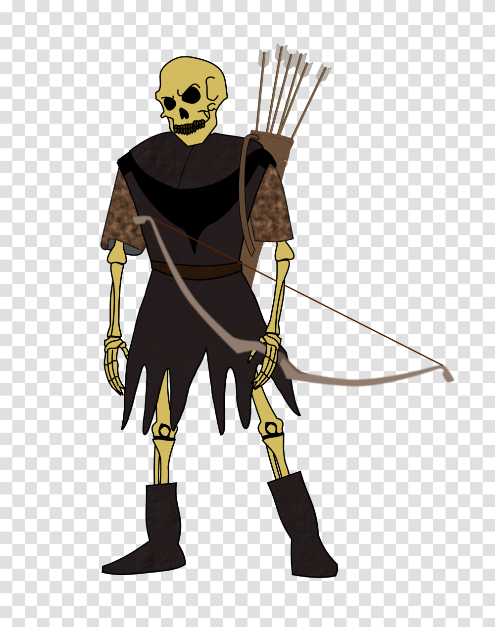 Undead Archer Icons, Person, Human, Bow, Archery Transparent Png