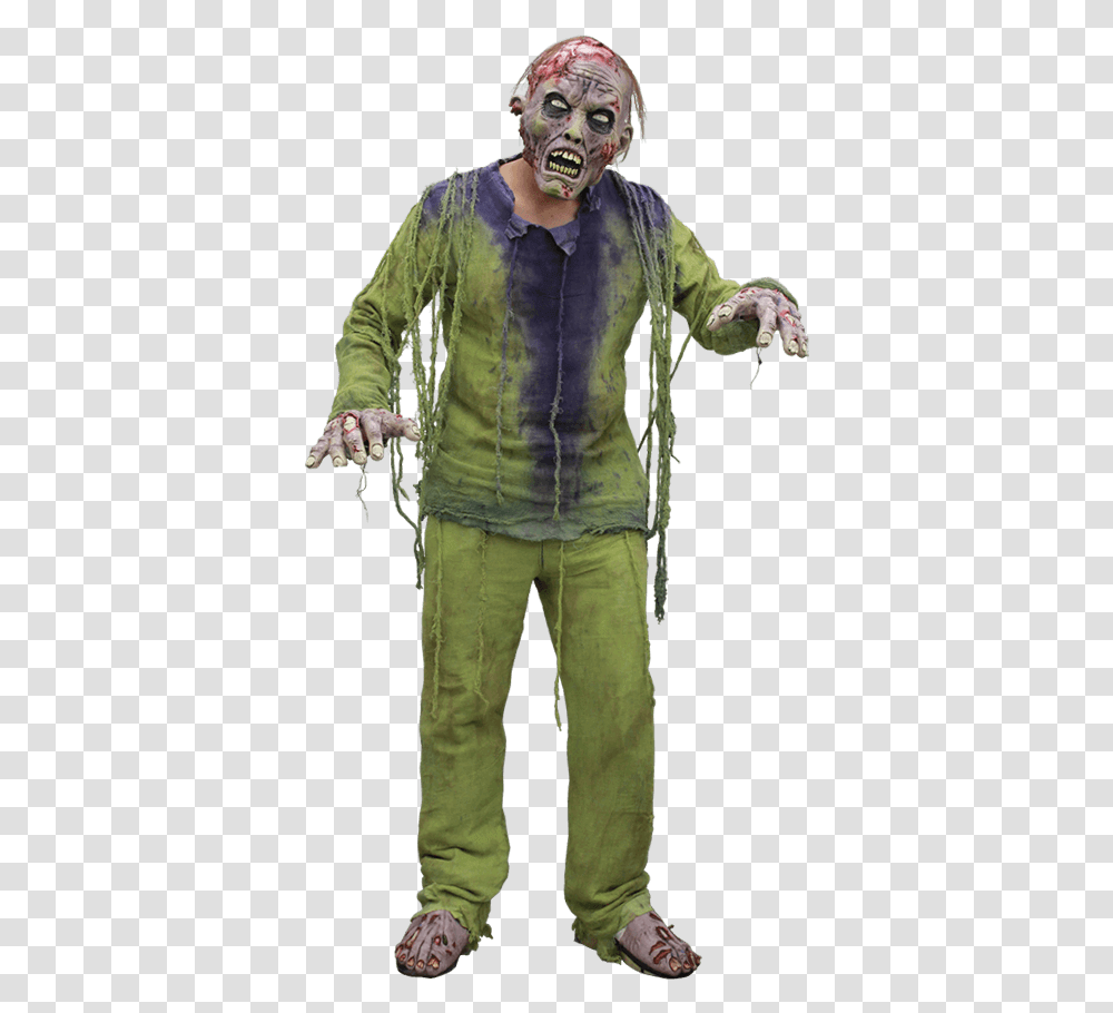 Undead Zombie Costume, Person, Jacket, Coat Transparent Png