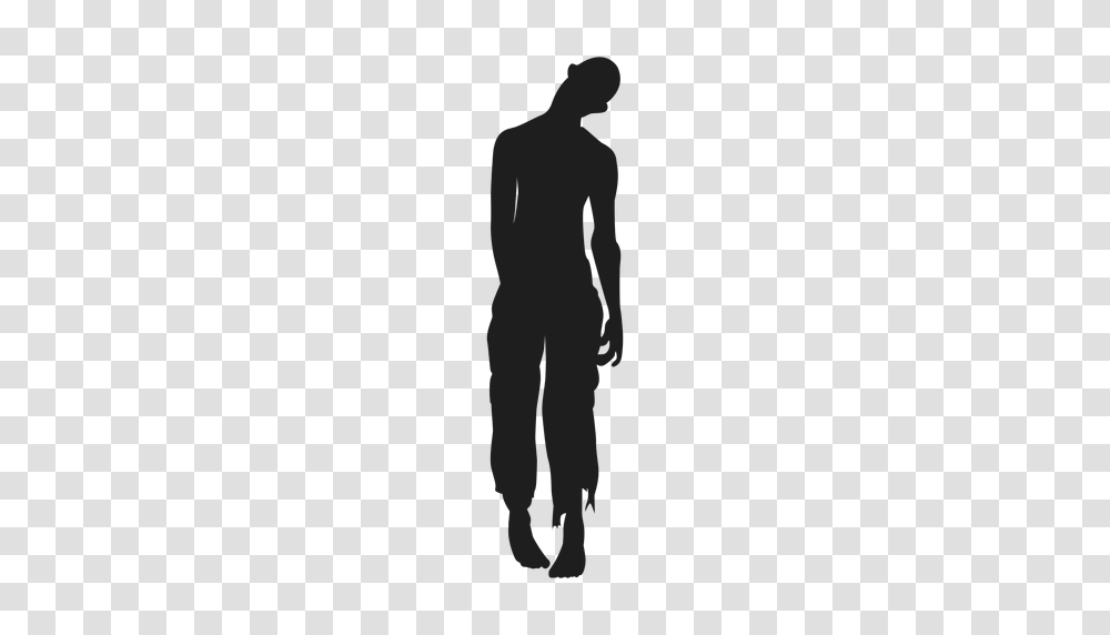 Undead Zombie Silhouette, Standing, Person, Suit, Overcoat Transparent Png