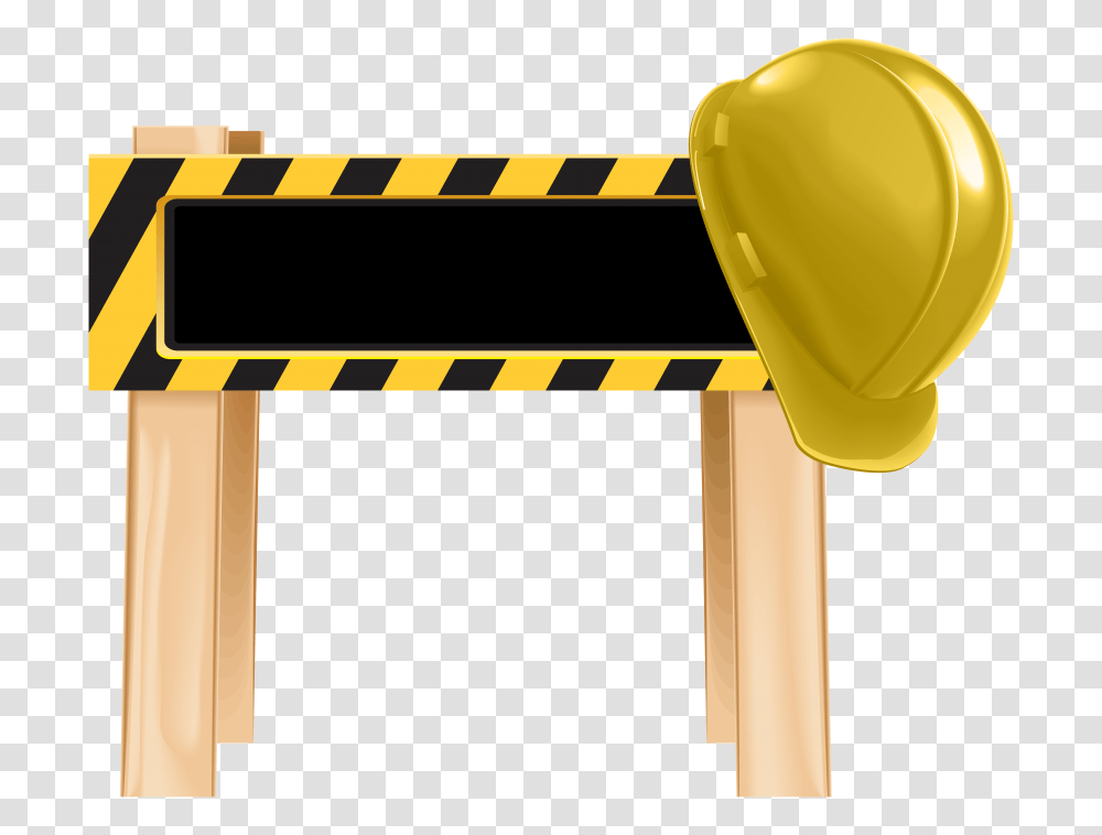 Under Construction Barrier, Fence, Hardhat, Helmet Transparent Png