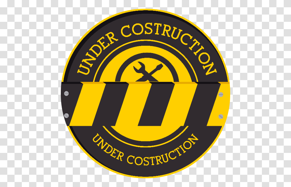 Under Construction Circle, Logo, Trademark, Label Transparent Png