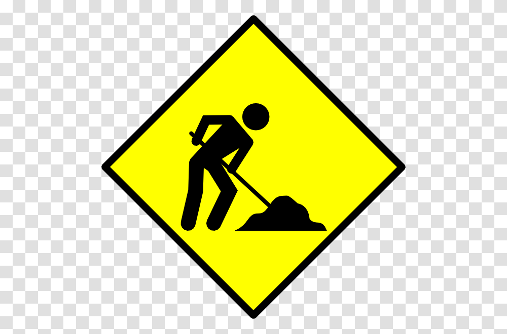 Under Construction Clipart, Road Sign, Person, Human Transparent Png