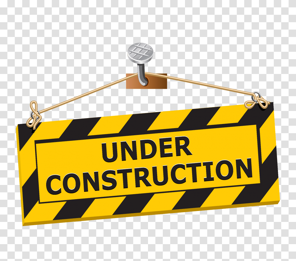 Under Construction Coming Soon Clip Art, Fence, Bulldozer, Tractor Transparent Png