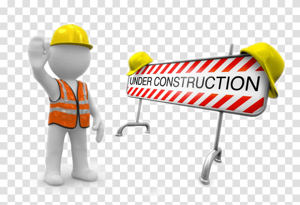 Under Construction, Fence, Barricade, Person, Human Transparent Png