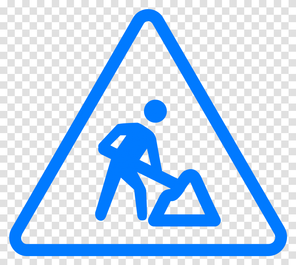 Under Construction Icon Construction Symbol, Triangle, Sign, Road Sign Transparent Png