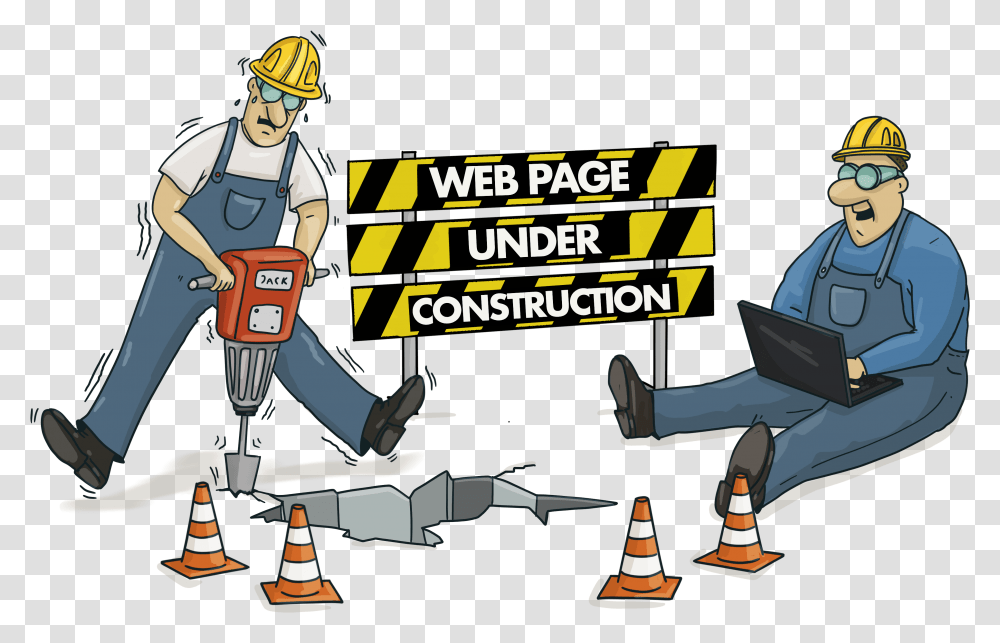 Under Construction Image, Helmet, Laptop, Person Transparent Png