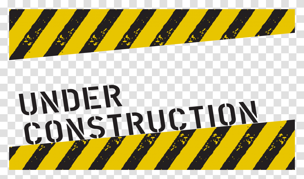 Under Construction, Label, Word, Tarmac Transparent Png