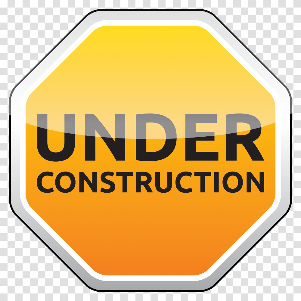 Under Construction Sign Clipart Construction Sign, Label, Word Transparent Png
