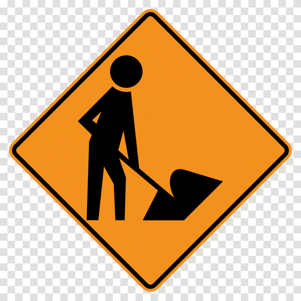 Under Construction Symbol Gallery, Road Sign, Person, Human Transparent Png
