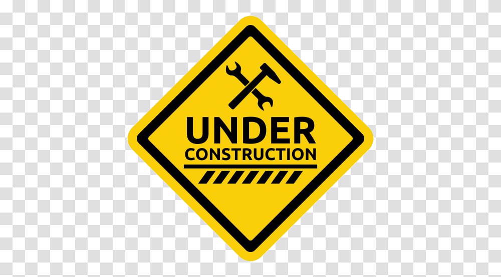 Under Construction, Road Sign Transparent Png