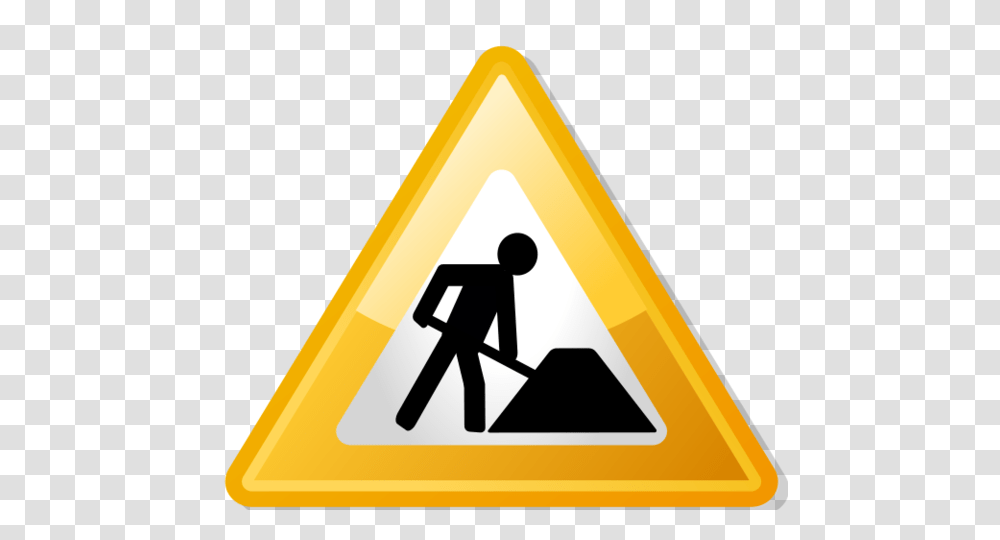 Under Construction, Road Sign, Triangle Transparent Png