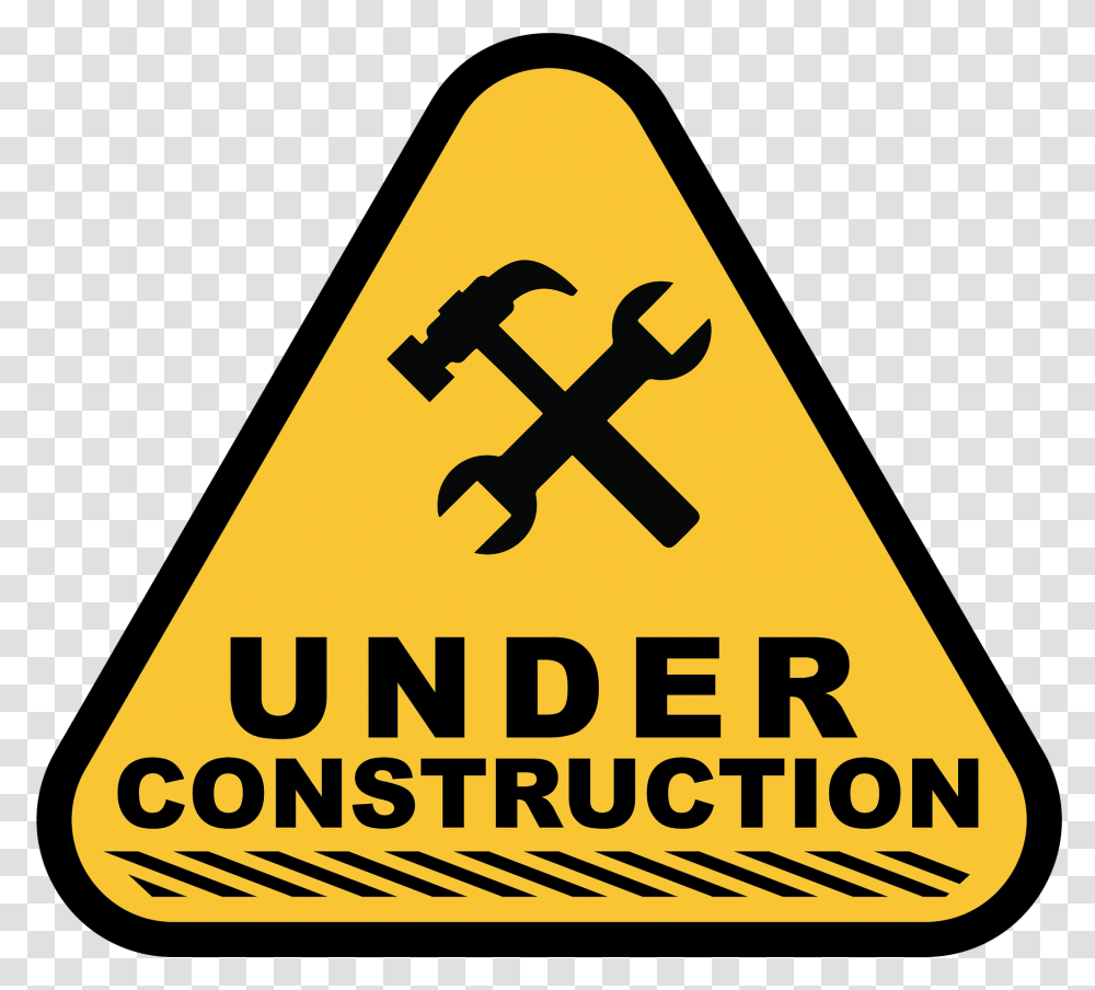 Under Construction, Sign, Road Sign, Triangle Transparent Png