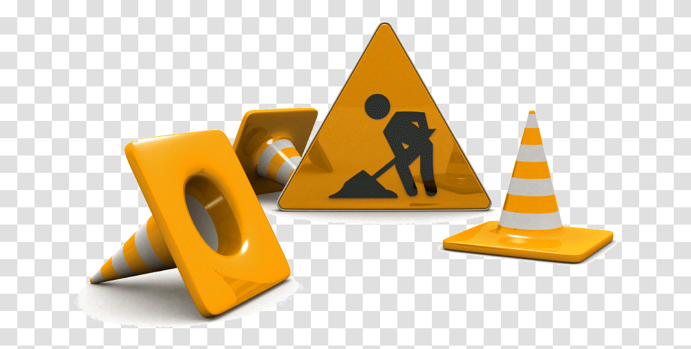 Under Construction, Triangle, Sign Transparent Png