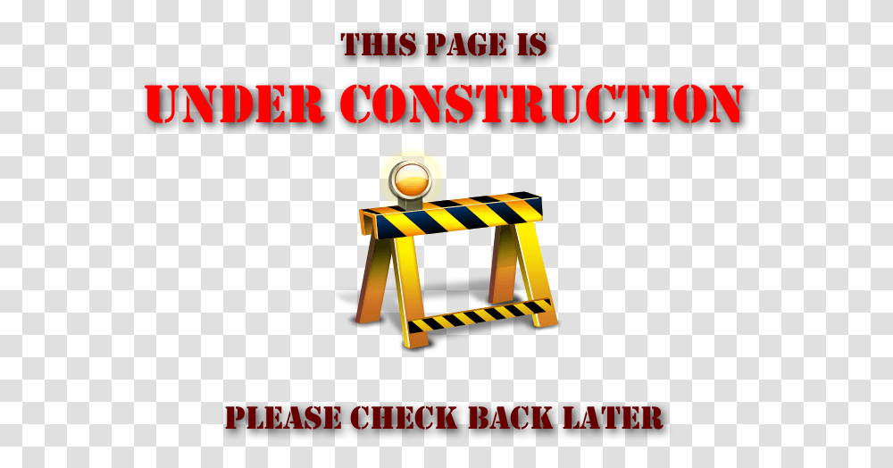 Under Construction Under Construction, Fence, Barricade, Poster Transparent Png