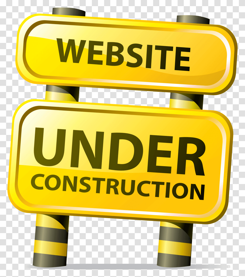 Under Construction Website Under Construction, Road Sign, Stopsign Transparent Png