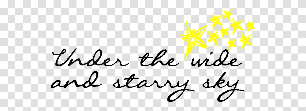 Under The Wide And Starry Sky Wines Handmade Wines From Mclaren Vale, Logo, Trademark Transparent Png