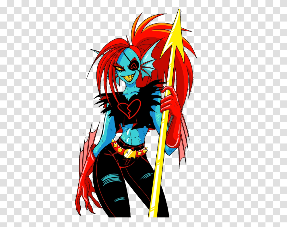 Underfell Undyne, Person, Human, Comics Transparent Png