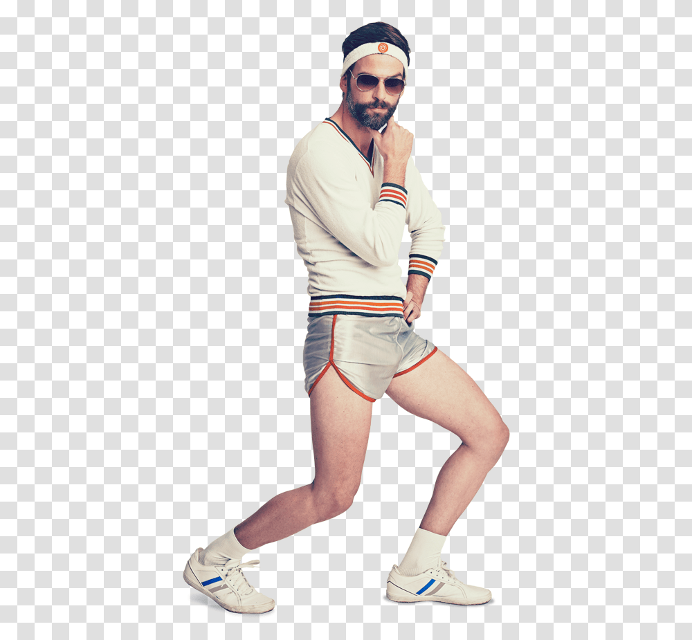 Undershirt, Shorts, Person, Shoe Transparent Png