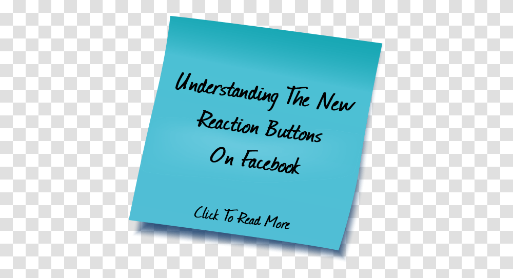 Understanding The New Reaction Buttons Horizontal, Text, Handwriting, Word, Business Card Transparent Png