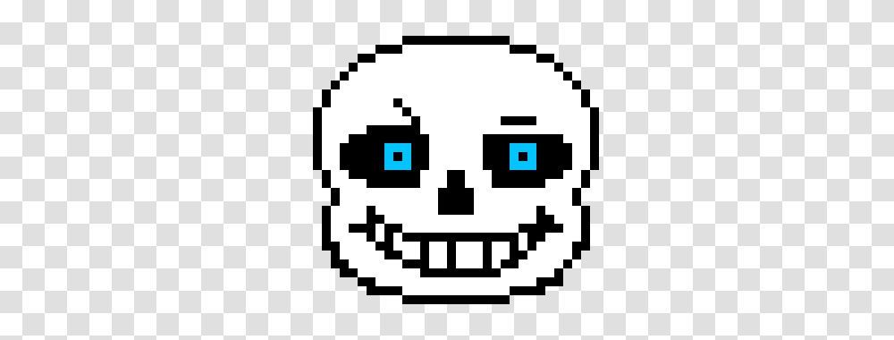 Underswap Sans Head Pixel Art Maker, First Aid, Pac Man Transparent Png