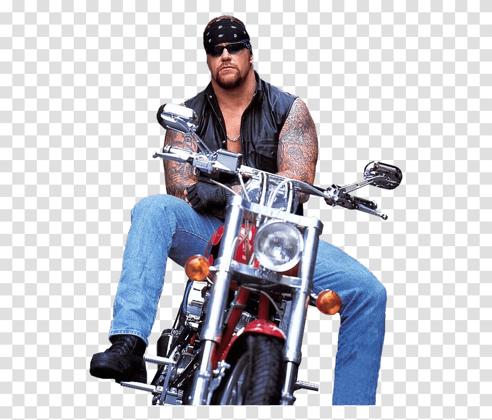 Undertaker American Badass, Motorcycle, Person, Machine, Skin Transparent Png