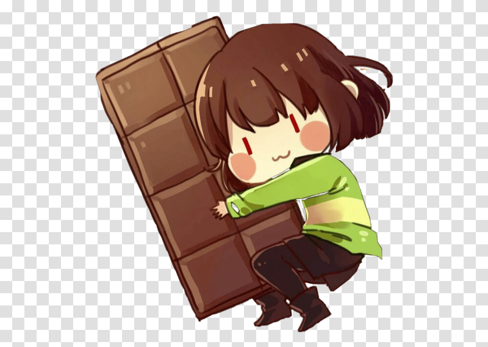 Undertale Chara Sticker By Spagetti Off Chara Undertale Cute, Helmet, Clothing, Apparel, Luggage Transparent Png