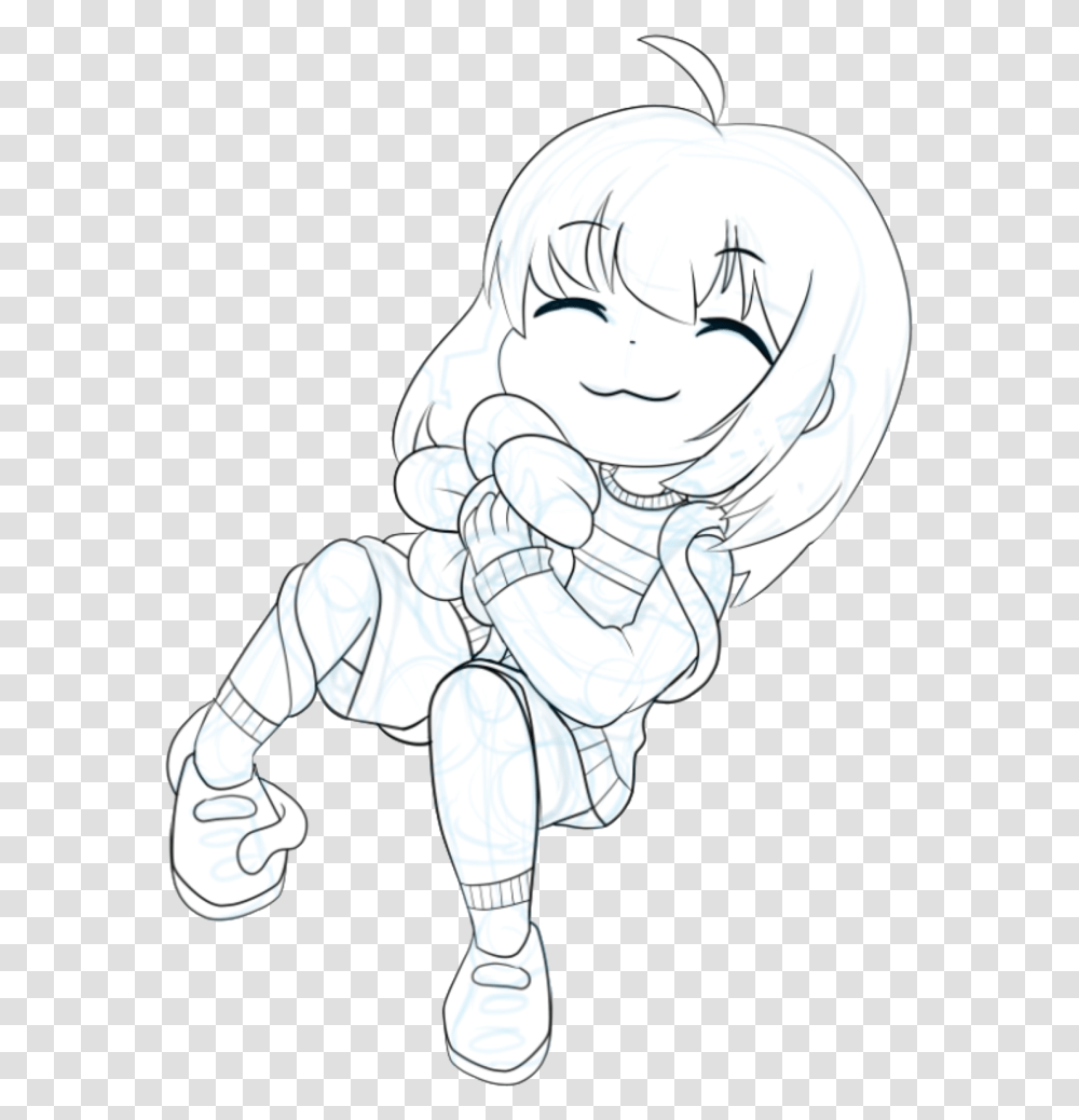 Undertale Lineart, Person, Human, Drawing, Photography Transparent Png