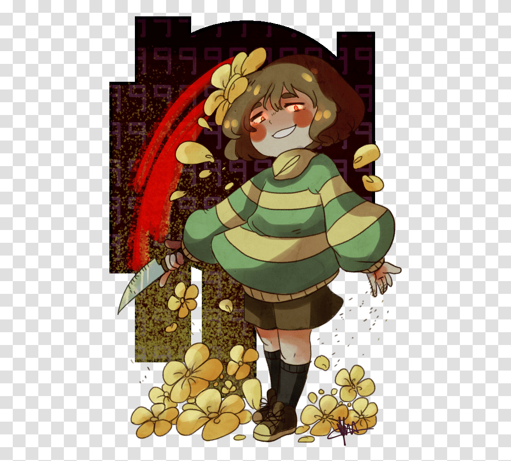Undertale Name Chara, Advertisement, Poster, Person Transparent Png
