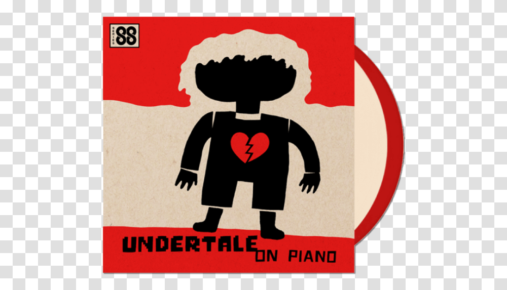 Undertale On Piano 2xlp Undertale Modern, Label, Poster, Advertisement Transparent Png