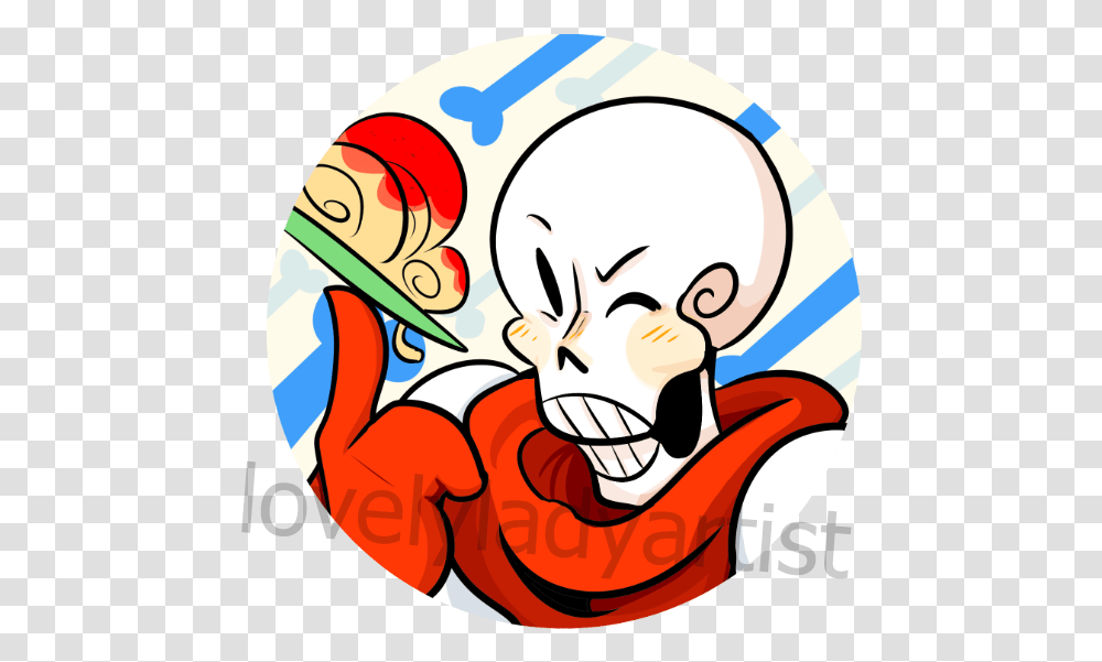 Undertale Papyrus Button Fictional Character, Graphics, Art, Face, Life Buoy Transparent Png