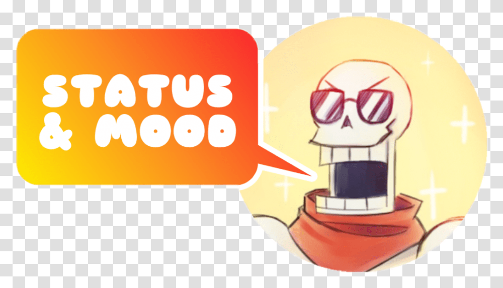 Undertale Papyrus Status & Mood Sticker Featuring Papyrus X Undyne Fanart, Teeth, Mouth, Lip, Text Transparent Png