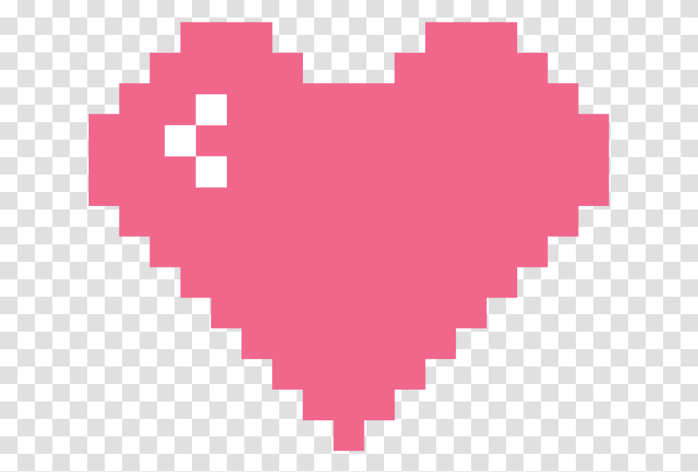 Undertale Pixel Heart 8 Bit Heart, Pac Man Transparent Png