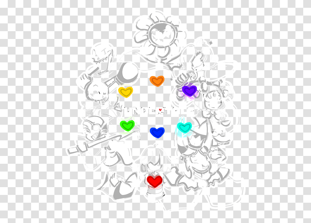 Undertale T Cartoon, Graphics, Floral Design, Pattern, Doodle Transparent Png