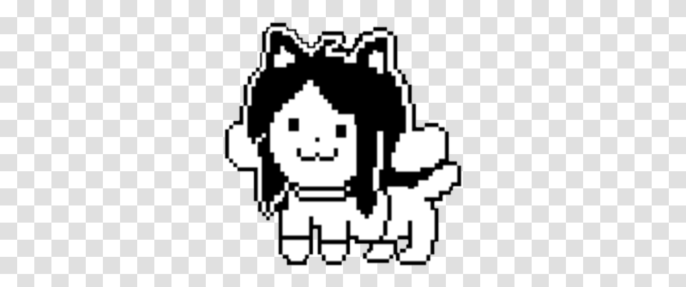 Undertale Temmie Temmie Undertale, Stencil, Utility Pole Transparent Png