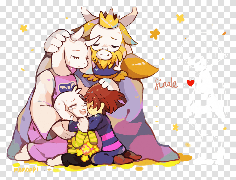 Undertale Toriel And Asriel, Person, People, Drawing Transparent Png