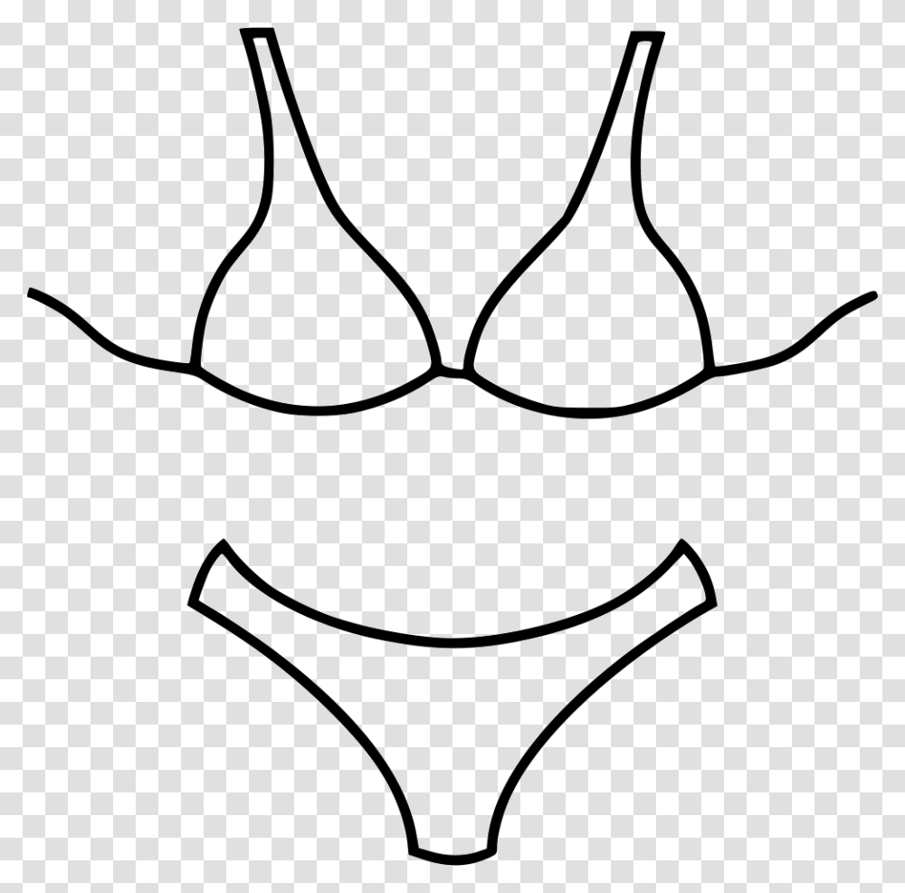 Underwear, Bikini, Swimwear, Label Transparent Png