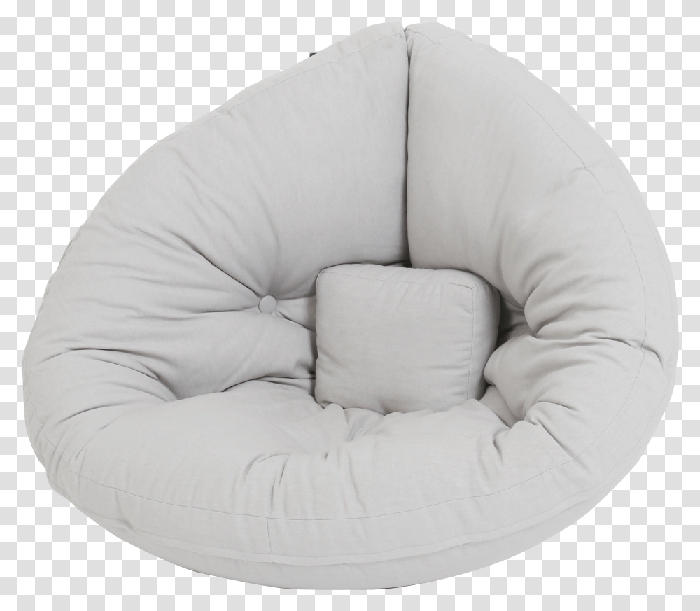 Undo The Four Velcro Straps At The Back Of Mini Nido Dtsk Rozkldac Keslko, Pillow, Cushion, Furniture, Couch Transparent Png
