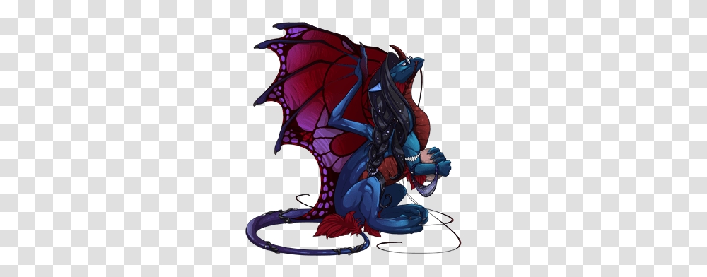 Undyne Dragon Find A Flight Rising Princess Luna Dragon Transparent Png