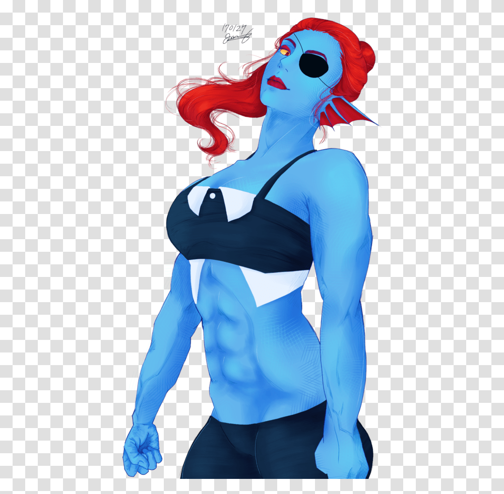 Undyne The Undying, Person Transparent Png
