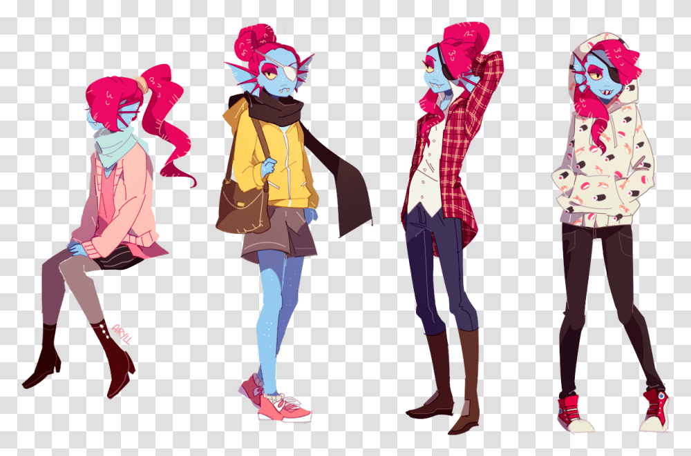 Undyne Undertale Image 2633328 Zerochan Anime Image Board Undertale Fashion, Clothing, Costume, Person, Performer Transparent Png