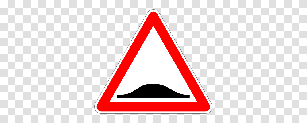 Uneven Road Transport, Sign, Road Sign Transparent Png