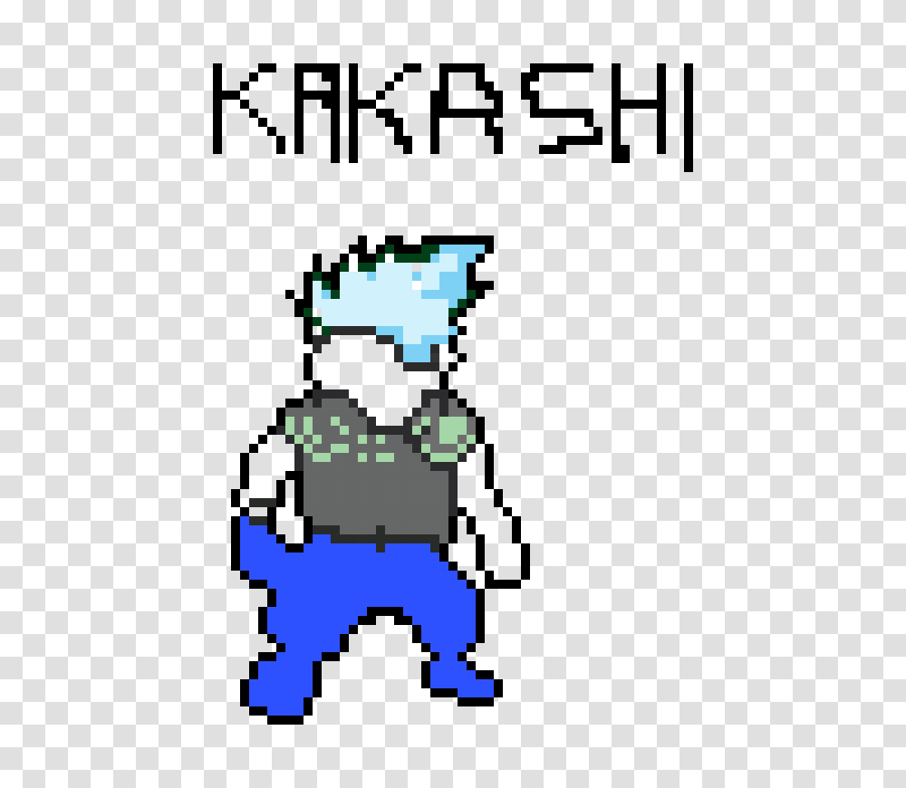 Unfinished Kakashi Pixel Art Maker, Cross, Robot Transparent Png