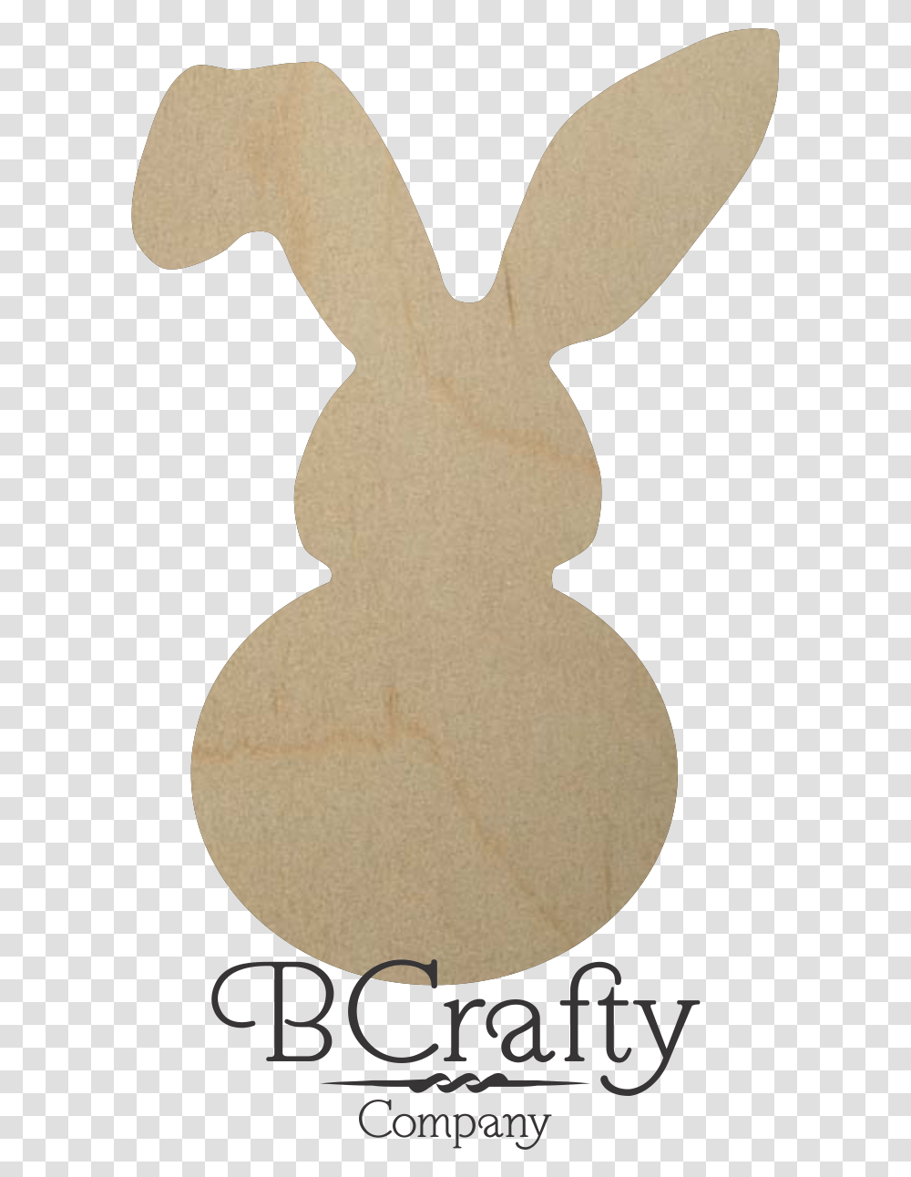 Unfinished Wooden Bunny Cutout Wood Bunny Cut Out, Leisure Activities, Cardboard, Cork, Sweets Transparent Png