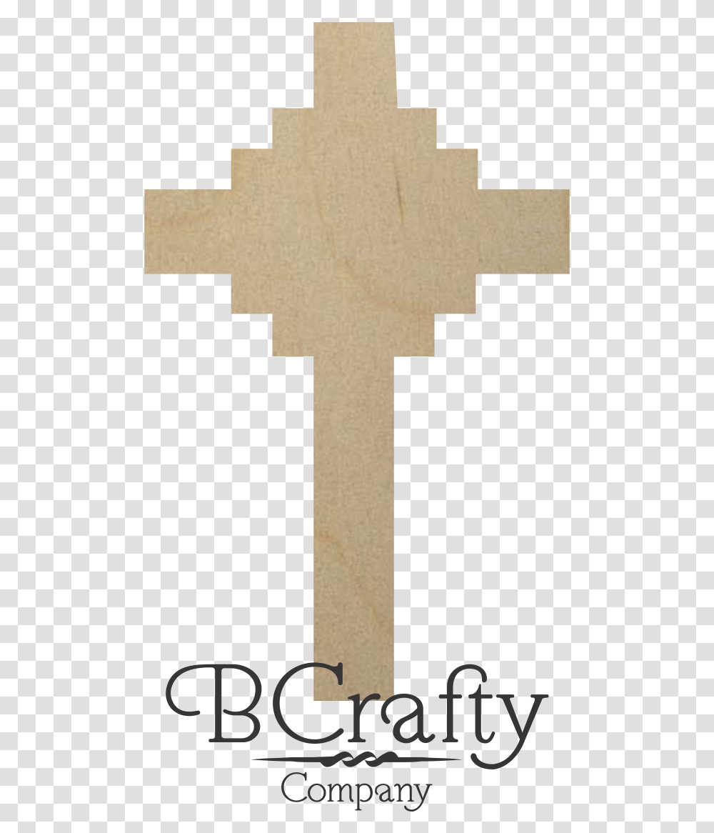 Unfinished Wooden Cross Cutouts Crucifixo De So Bento Colar, Arrow Transparent Png
