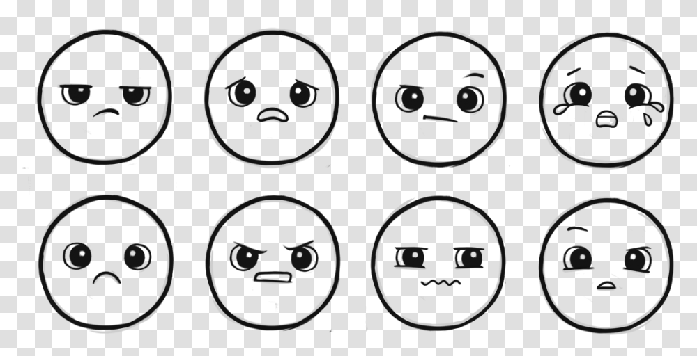 Unhappy Emojis Cartoon, Electronics, Stencil, Shooting Range Transparent Png