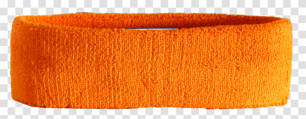 Unicolor Orange Headband Sweatband Bracelet, Rug, Knitting, Pillow, Cushion Transparent Png