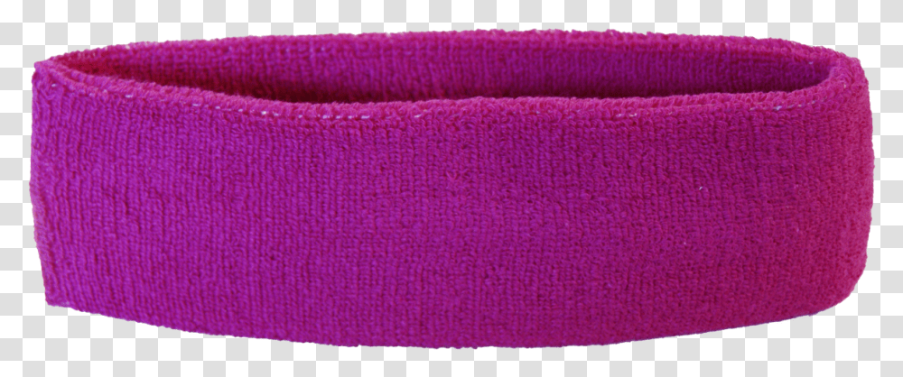 Unicolor Purple Headband Sweatband Wool, Rug, Knitting, Skin, Handbag Transparent Png