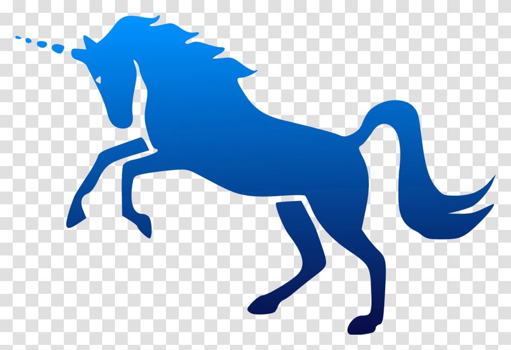 Unicorn Black And White, Mammal, Animal, Horse, Colt Horse Transparent Png