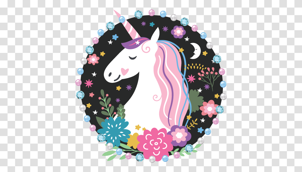 Unicorn Cartoon Theme Kartun Unicorn, Graphics, Floral Design, Pattern, Mammal Transparent Png